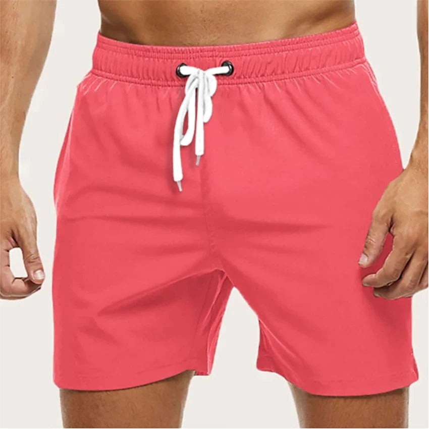 Schnelltrocknende Badehosen Herren mit Elastischer Taille für Schwimmen und Strandaktivitäten-3