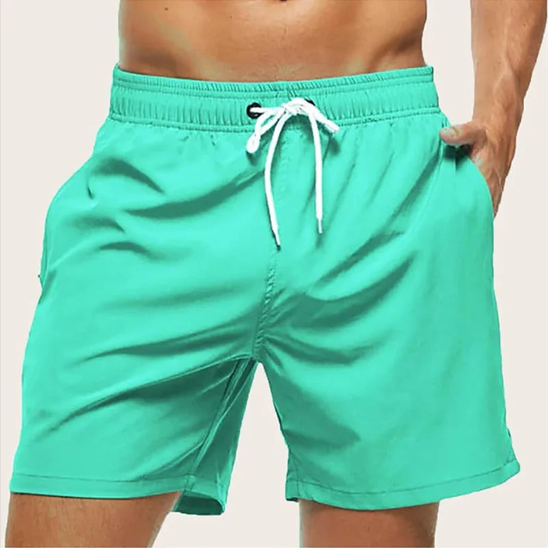 Schnelltrocknende Badehosen Herren mit Elastischer Taille für Schwimmen und Strandaktivitäten-4