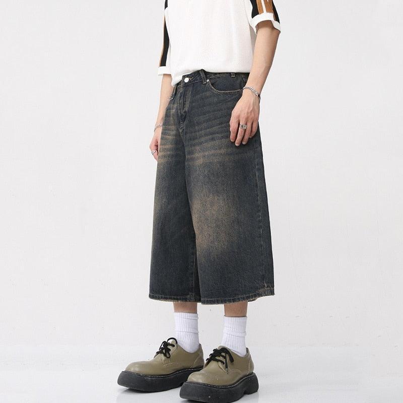 Übergroße Bermuda-Jorts für Männer, Baggy-Stil, 100% Baumwolle, Urban Style, Komfort und Trendbewusstsein-5