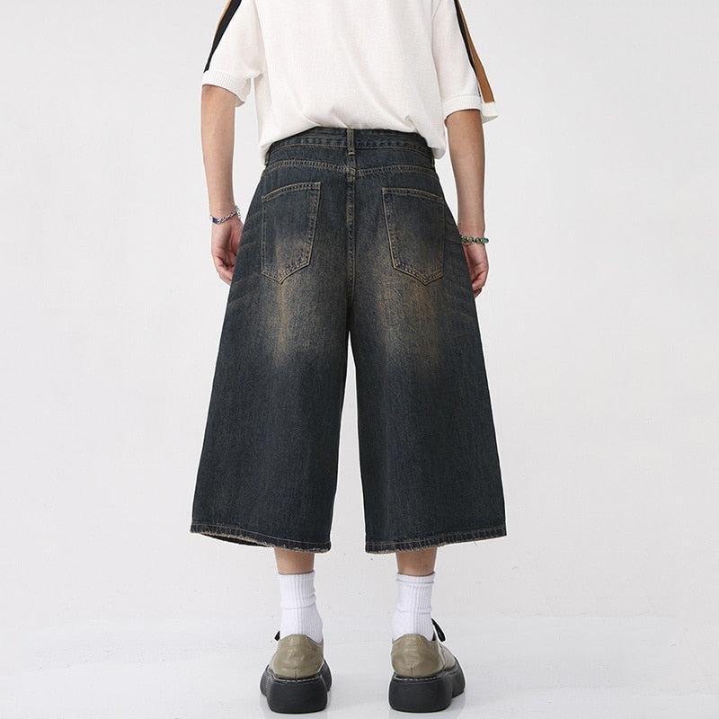 Übergroße Bermuda-Jorts für Männer, Baggy-Stil, 100% Baumwolle, Urban Style, Komfort und Trendbewusstsein-6