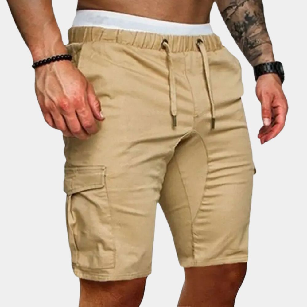 Variant image for Herren Cargo Shorts Mit Reißverschlüssen, Bequemem Stretchstoff, Vielseitig Für Den Sommer-17