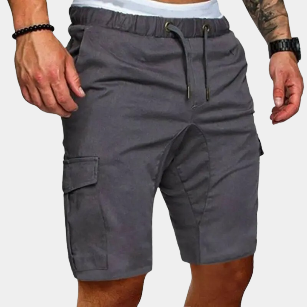 Herren Cargo Shorts Mit Reißverschlüssen, Bequemem Stretchstoff, Vielseitig Für Den Sommer-4