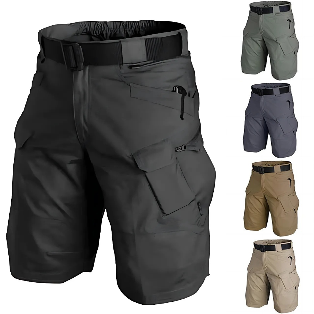 Herren Cargo Shorts Mit 7 Taschen Aus Leichtem, Wasserabweisendem Material Für Outdoor-Abenteuer-3