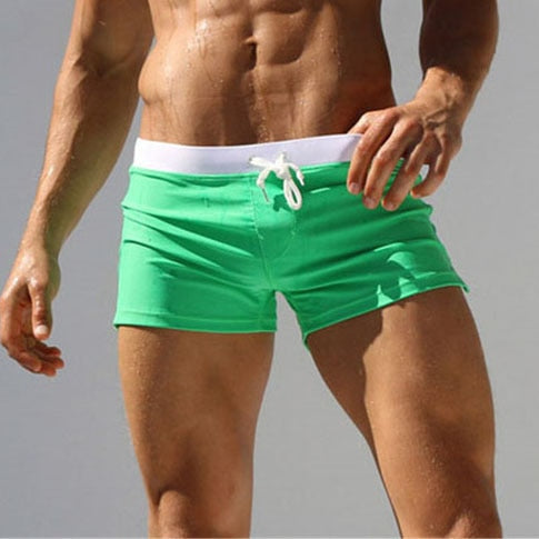 Variant image for Herren Badehose Schwimmshorts Schnelltrocknend Mit Verstellbarem Bund Und Seitentasche Für Wassersport-28
