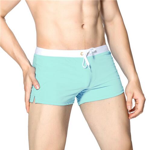 Variant image for Herren Badehose Schwimmshorts Schnelltrocknend Mit Verstellbarem Bund Und Seitentasche Für Wassersport-38