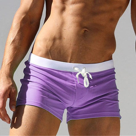 Variant image for Herren Badehose Schwimmshorts Schnelltrocknend Mit Verstellbarem Bund Und Seitentasche Für Wassersport-13