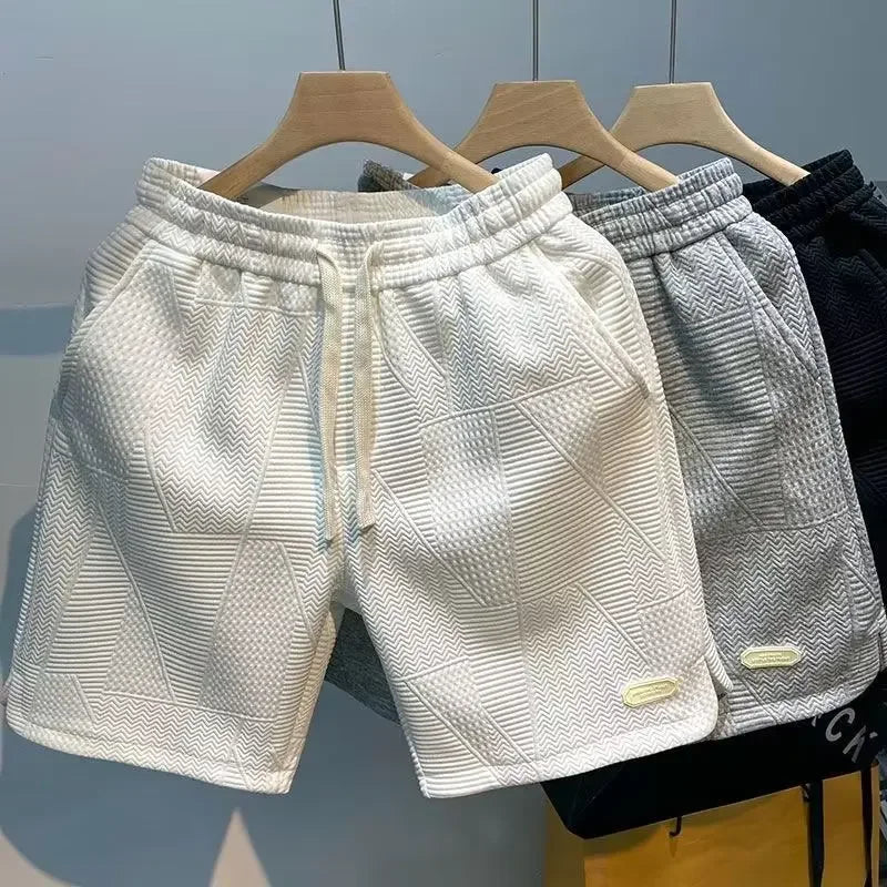 Herbst Herren Kurze Sporthose Kordel Basketball Shorts für Fitnessstudio und Freizeit-3