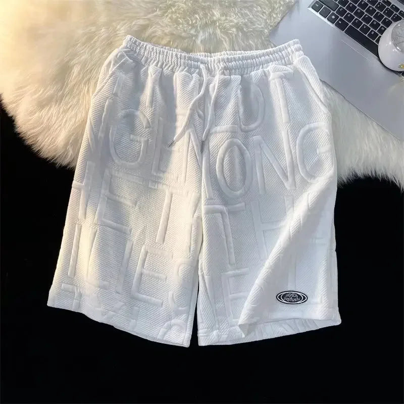 Herbst Herren Kurze Sporthose Kordel Basketball Shorts für Fitnessstudio und Freizeit-6