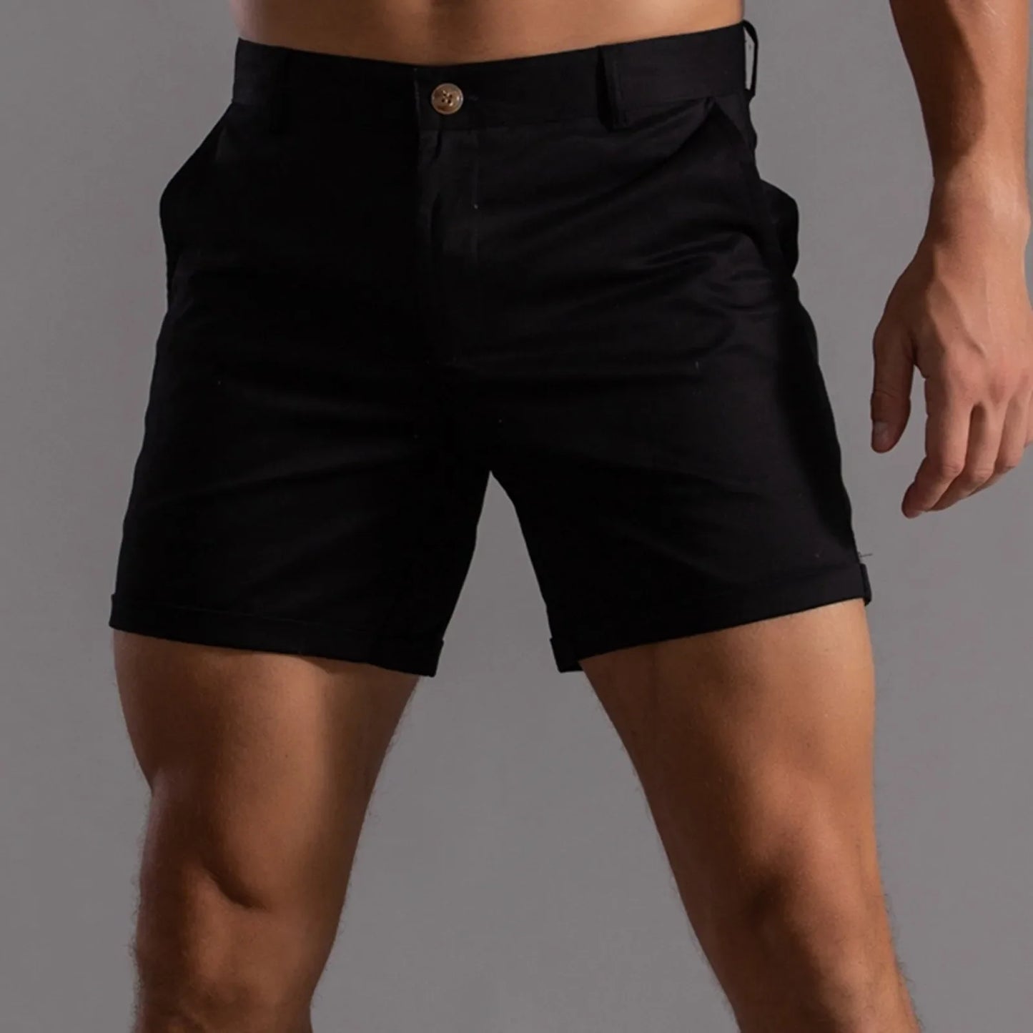 Atmungsaktive Schnell Trocknende Kurze Hosen Herren Mit Taschen Für Aktive Männer-1