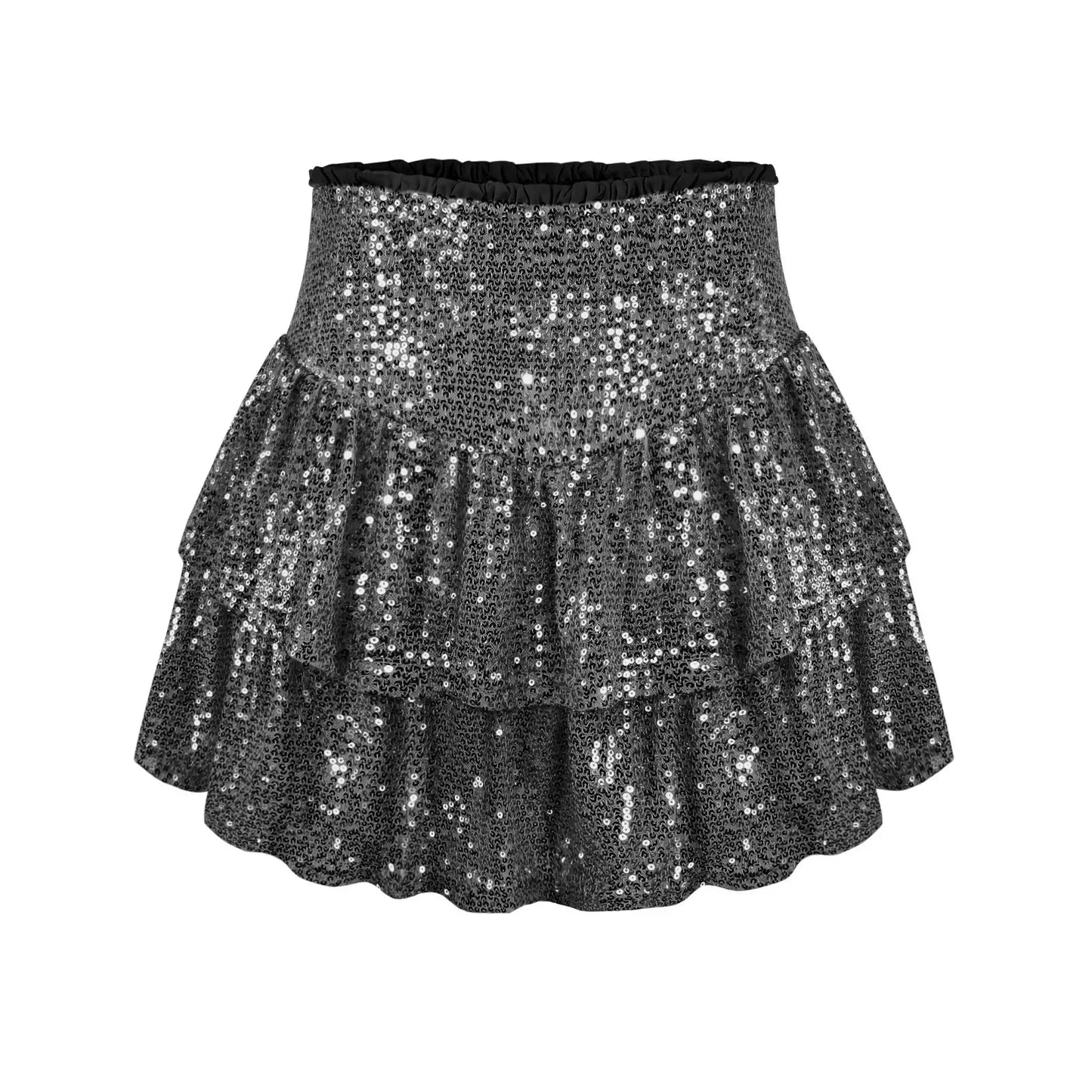 Variant image for Flatternder Paillettenrock - Elegante Partykleidung Mit Komfortablem Innenfutter-5
