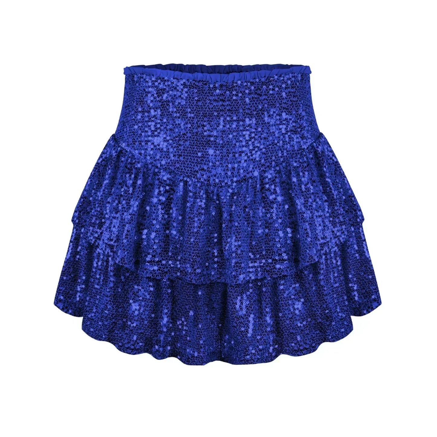 Variant image for Flatternder Paillettenrock - Elegante Partykleidung Mit Komfortablem Innenfutter-25