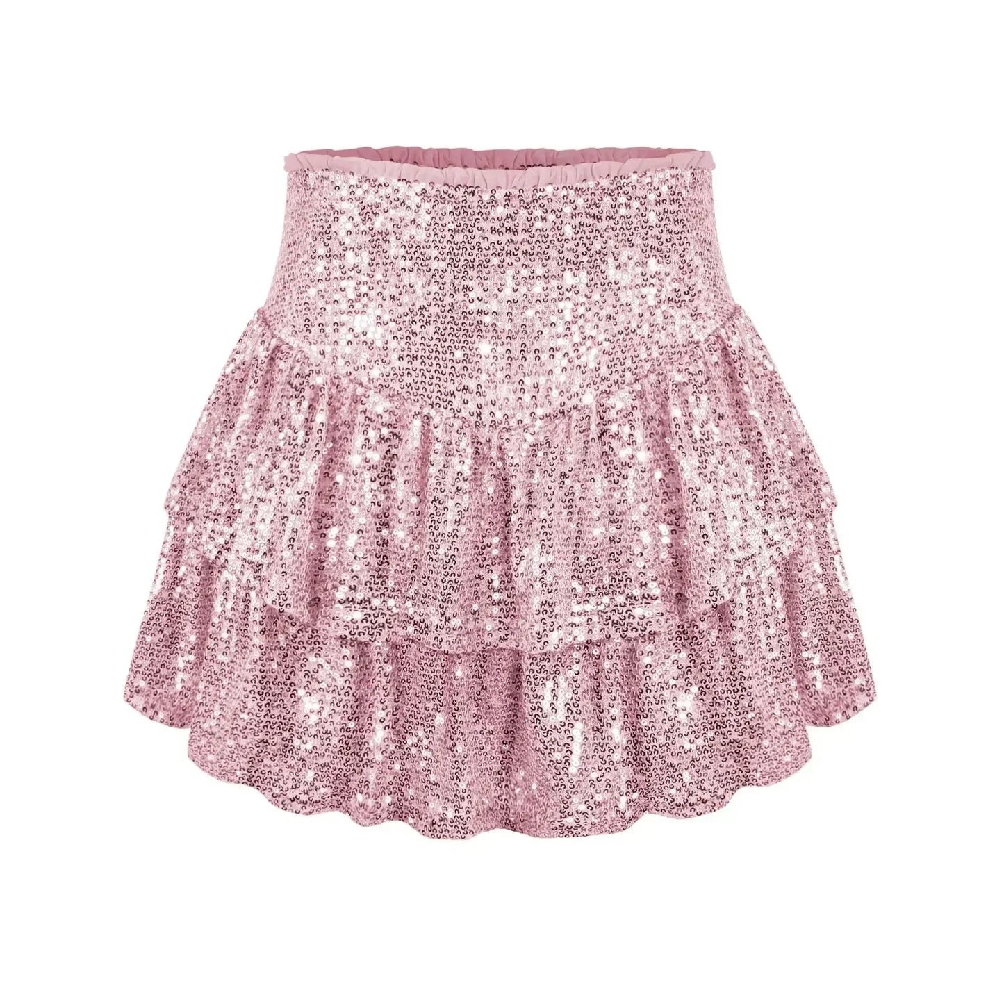 Flatternder Paillettenrock - Elegante Partykleidung Mit Komfortablem Innenfutter 6