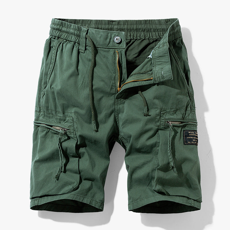 Variant image for Herren Cargo Shorts Aus Baumwoll-Elasthan-Mischung Für Outdoor-Abenteuer - Bequeme Kurze Hosen Herren-21