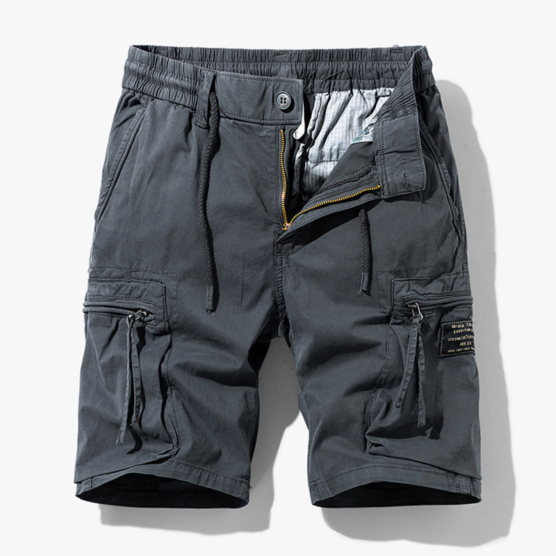 Variant image for Herren Cargo Shorts Aus Baumwoll-Elasthan-Mischung Für Outdoor-Abenteuer - Bequeme Kurze Hosen Herren-22