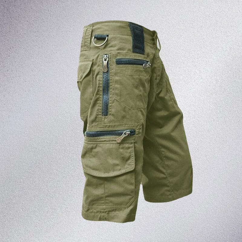 Variant image for Herren Cargo Shorts Mit 10 Taschen Aus Baumwolle Und Verstellbarem Bund Für Outdoor-Aktivitäten-25