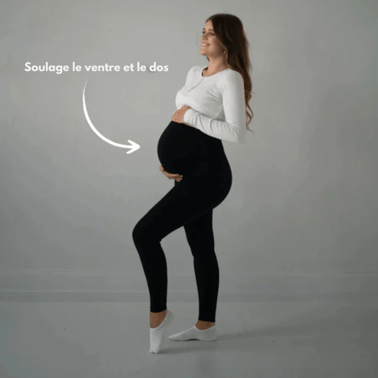 Bequeme Schwangerschaftshosen Mit Unterstützendem Stretchgürtel Für Optimalen Komfort Während Und Nach Der Schwangerschaft-1