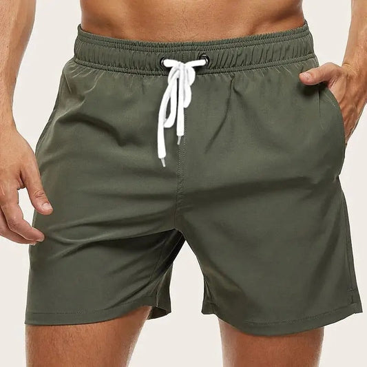 Schnelltrocknende Badehosen Herren mit Elastischer Taille für Schwimmen und Strandaktivitäten-1