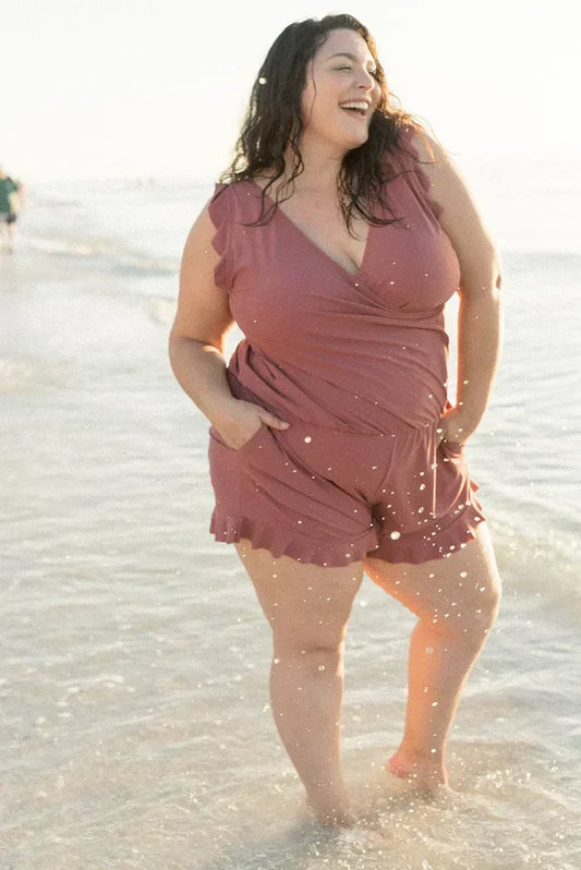 Bauchkontrolle Badeanzug Damen Mit Integriertem BH, Leicht Und Atmungsaktiv, Ideal Für Strand Und Pool