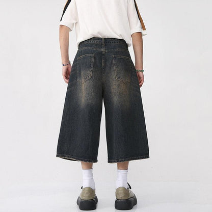 Übergroße Bermuda-Jorts für Männer, Baggy-Stil, 100% Baumwolle, Urban Style, Komfort und Trendbewusstsein-6