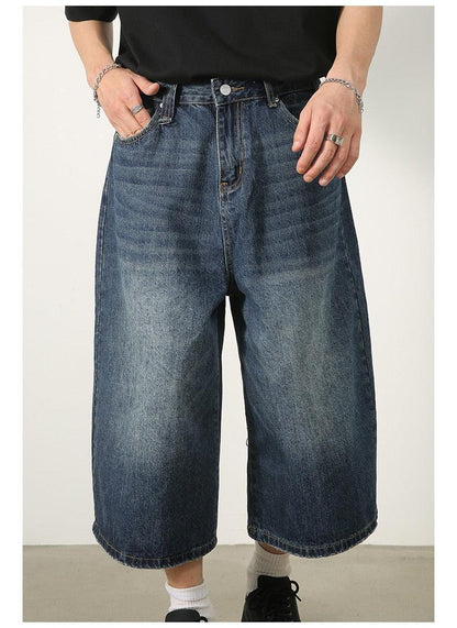 Variant image for Übergroße Bermuda-Jorts für Männer, Baggy-Stil, 100% Baumwolle, Urban Style, Komfort und Trendbewusstsein-6
