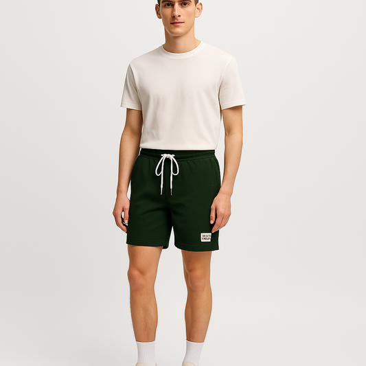 Sommer Einfarbige Schnürung Corduroy Shorts für Männer Casual Hosen