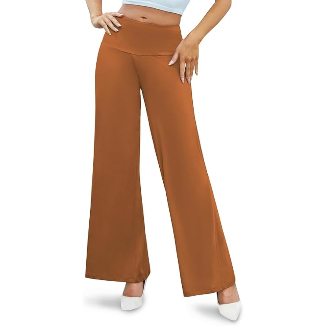 Hohe Hose mit Hoher Taille für Frauen - Bequeme Stretch-Hosen für Freizeit und Eleganz-1