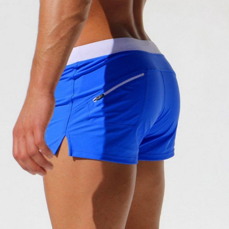 Variant image for Herren Badehose Schwimmshorts Schnelltrocknend Mit Verstellbarem Bund Und Seitentasche Für Wassersport-58