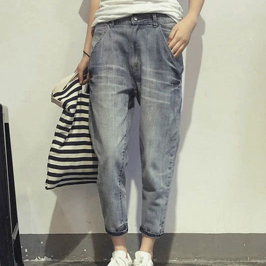 Bequeme Damenjeans für den Sommer, Lässige Jeanshose, Vielseitige Passform, Pflegeleicht, Ideal für den Alltag-1