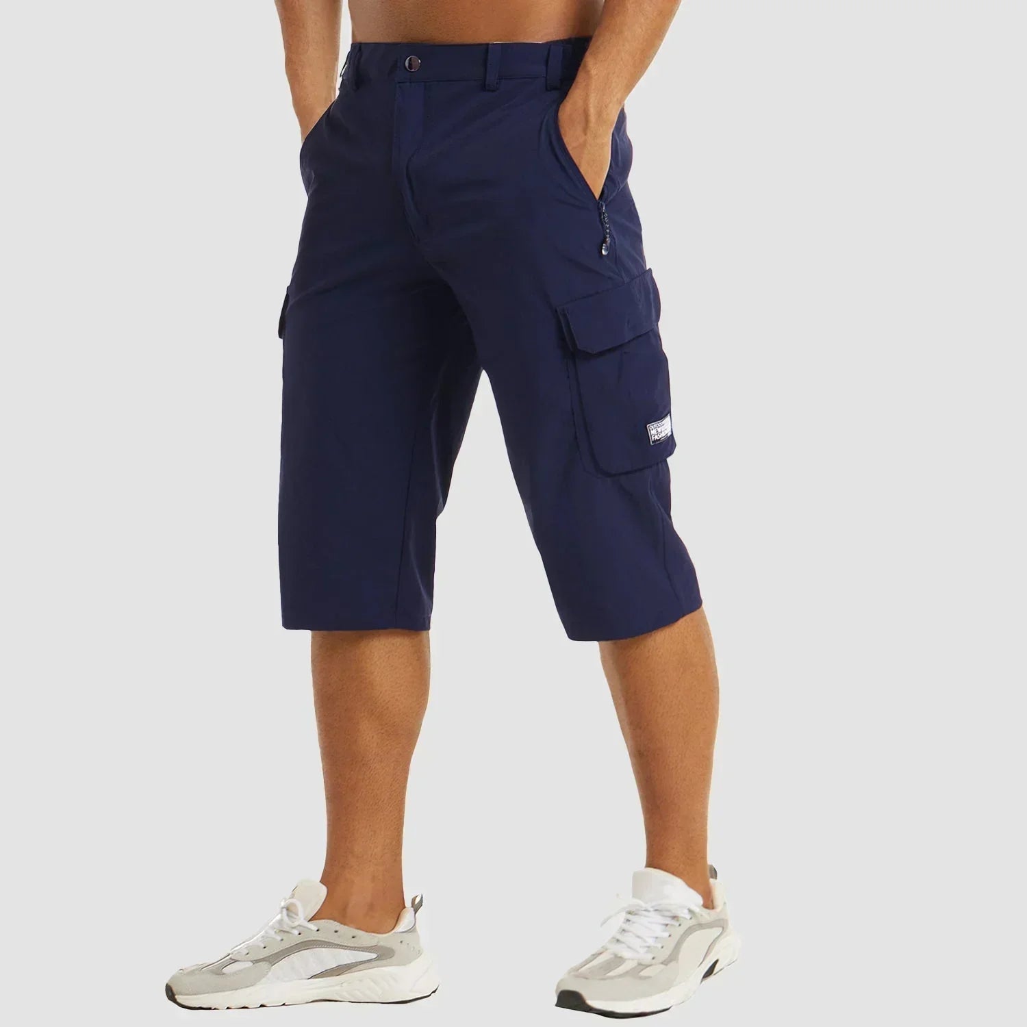 Variant image for Schnell Trocknende Herren-Frachtshorts Mit Mehreren Taschen Für Den Outdoor-Einsatz-36