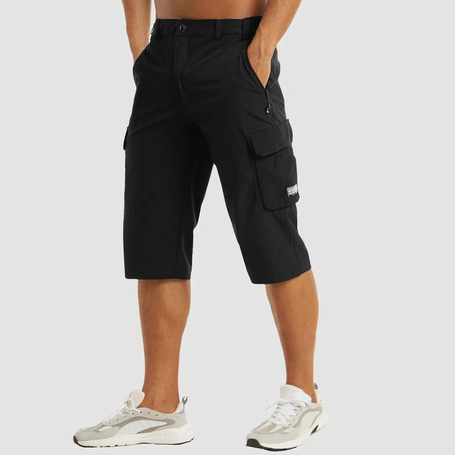 Schnell Trocknende Herren-Frachtshorts Mit Mehreren Taschen Für Den Outdoor-Einsatz-5
