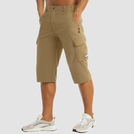 Schnell Trocknende Herren-Frachtshorts Mit Mehreren Taschen Für Den Outdoor-Einsatz-1