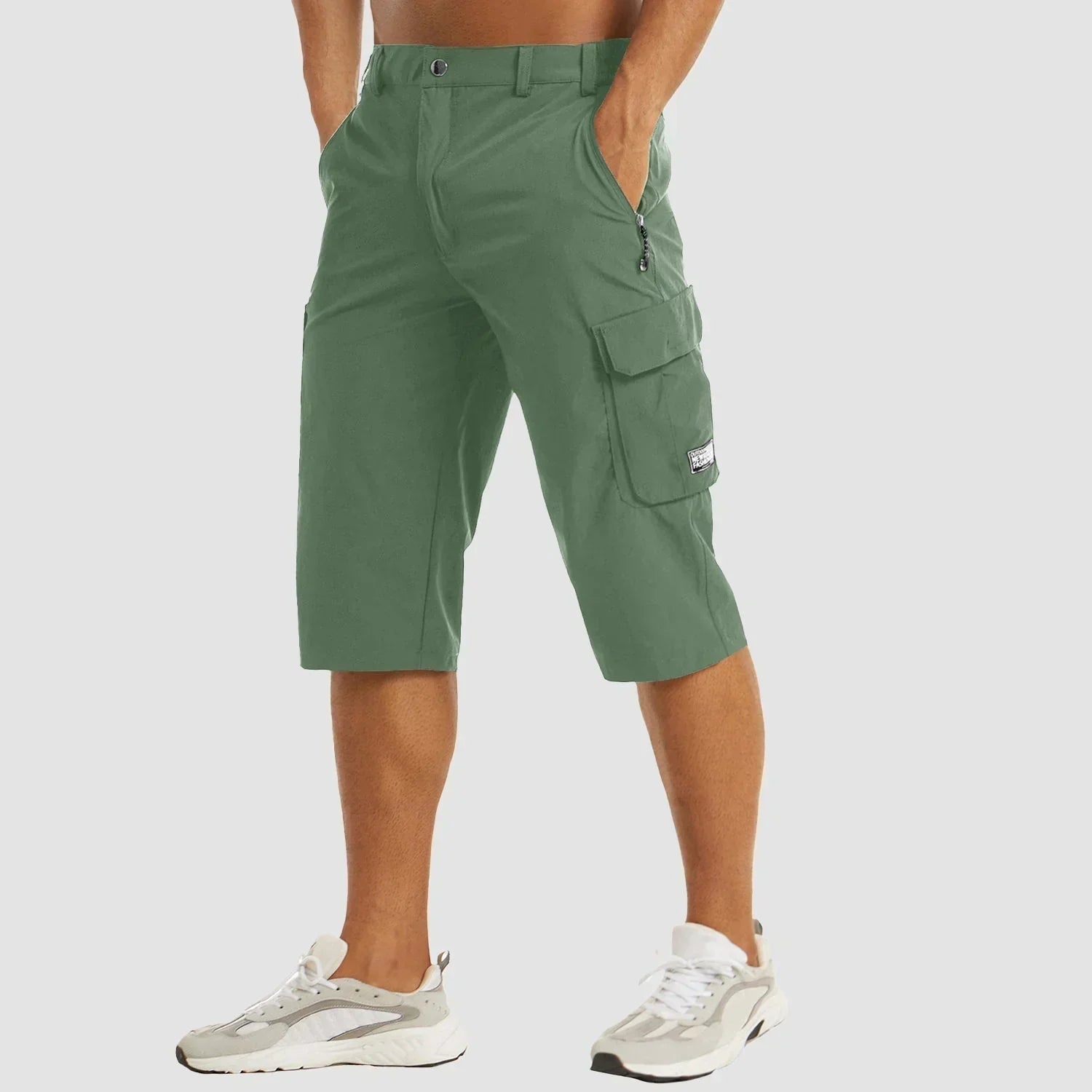 Variant image for Schnell Trocknende Herren-Frachtshorts Mit Mehreren Taschen Für Den Outdoor-Einsatz-21
