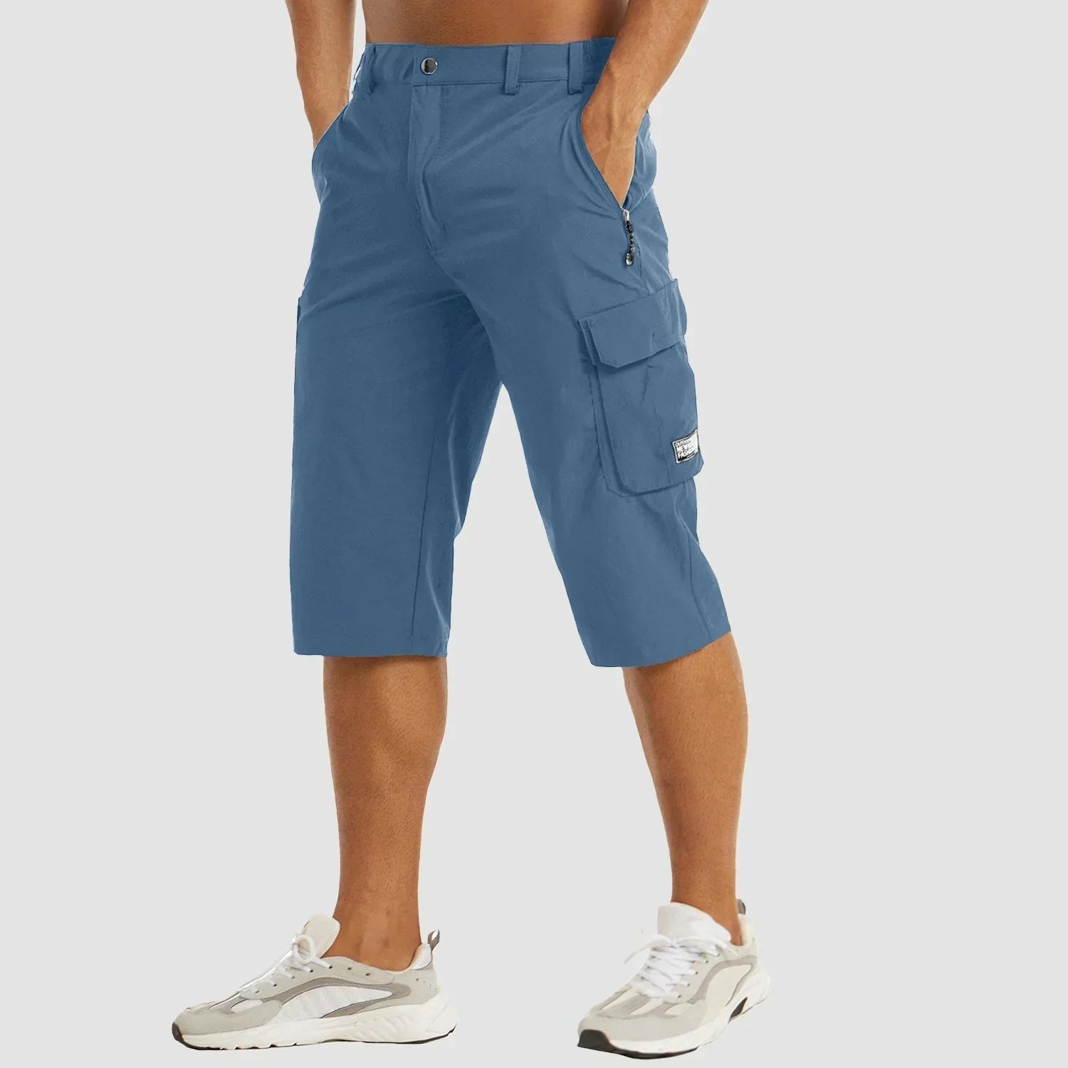 Variant image for Schnell Trocknende Herren-Frachtshorts Mit Mehreren Taschen Für Den Outdoor-Einsatz-31