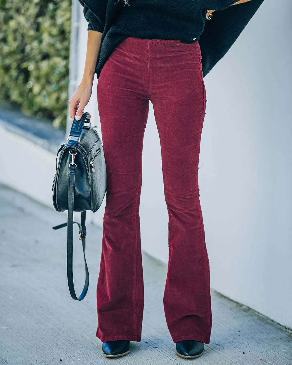 Variant image for Hohe Taille Flare Hosen für Frauen - Bequeme Sommermode, Stilvoll und Langlebig-8