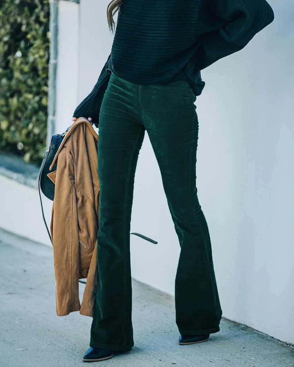 Variant image for Hohe Taille Flare Hosen für Frauen - Bequeme Sommermode, Stilvoll und Langlebig-20
