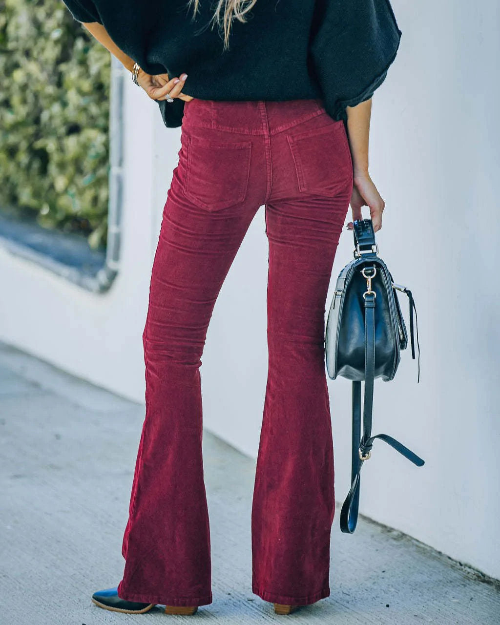 Hohe Taille Flare Hosen für Frauen - Bequeme Sommermode, Stilvoll und Langlebig-6