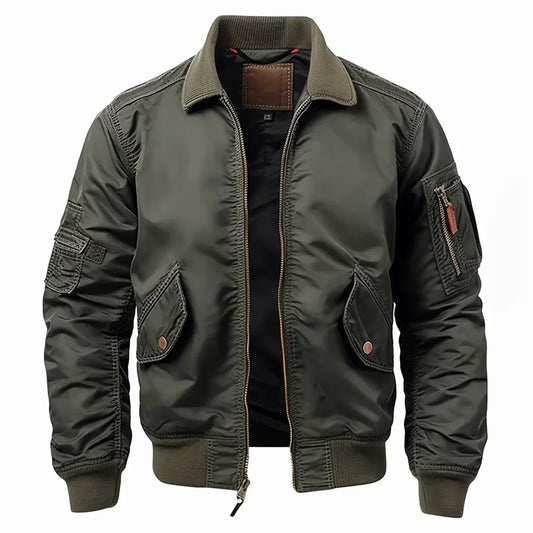 Bravado Bomberjacke Damen Im Vintage Flugdesign Mit Utility Taschen 1