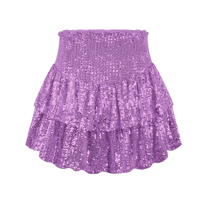 Variant image for Flatternder Paillettenrock - Elegante Partykleidung Mit Komfortablem Innenfutter-33