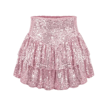 Flatternder Paillettenrock - Elegante Partykleidung Mit Komfortablem Innenfutter 6