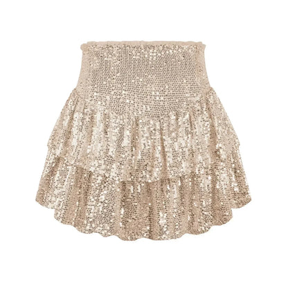 Flatternder Paillettenrock - Elegante Partykleidung Mit Komfortablem Innenfutter 5