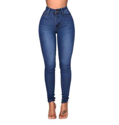 Variant image for Hohe Taille Dünne Jeans Damen, Bequeme Passform, Vielseitig, Größen XS-XL-28